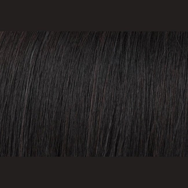 Frontal HD wig Natural human hair length 20 desinty 150% - Halawah Beauty