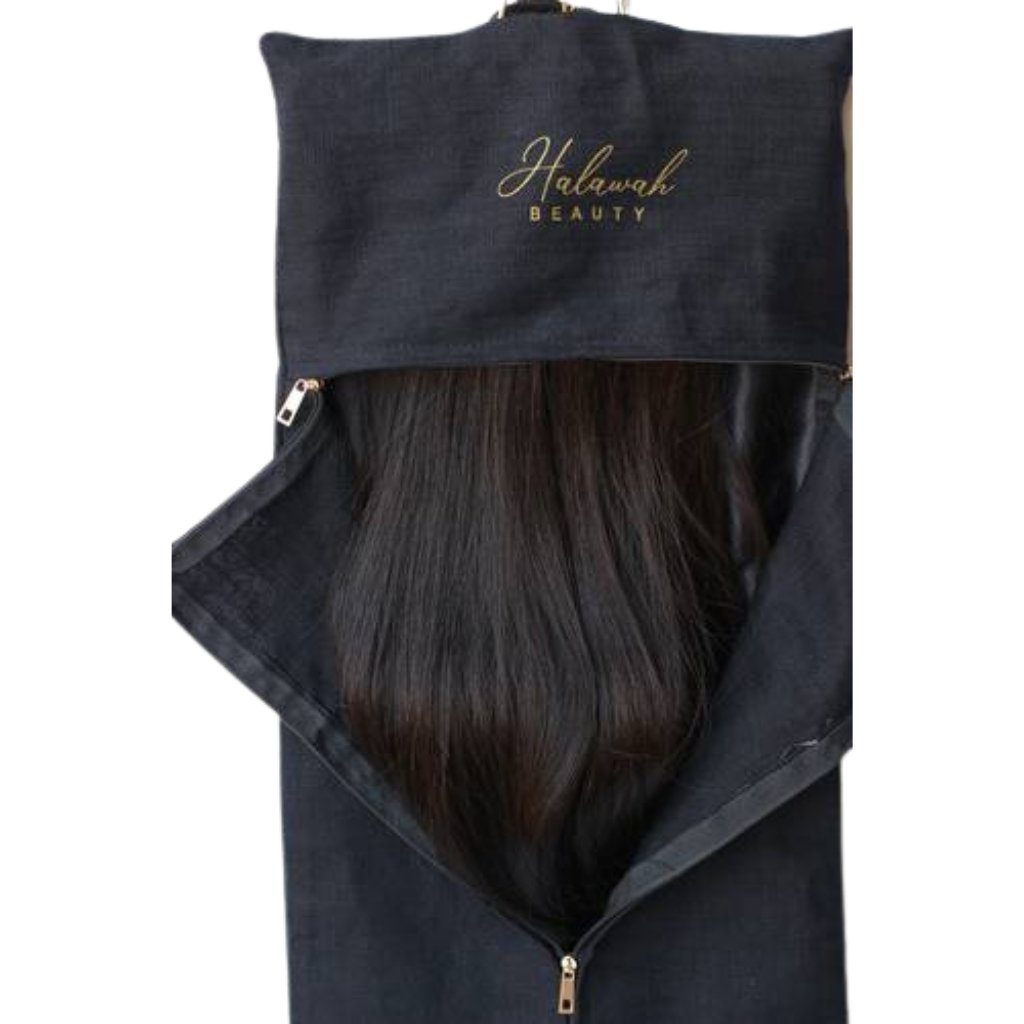 Laxury bag for hair extension - Halawah Beauty